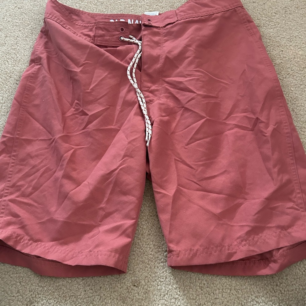Old Navy Men's Rust Swim Board Shorts